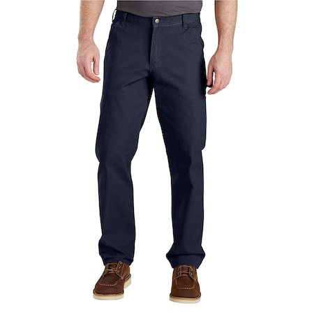 Carhartt Rugged Flex Relaxed Fit Duck Utility Work Pant, Navy, W28, L30 103279-I26W28L30
